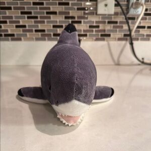 Plush Gray Shark Toy